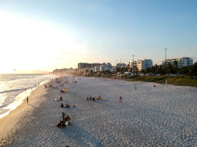 Photo De Bourdon De Plage De Barra Da Tijuca Pendant Le