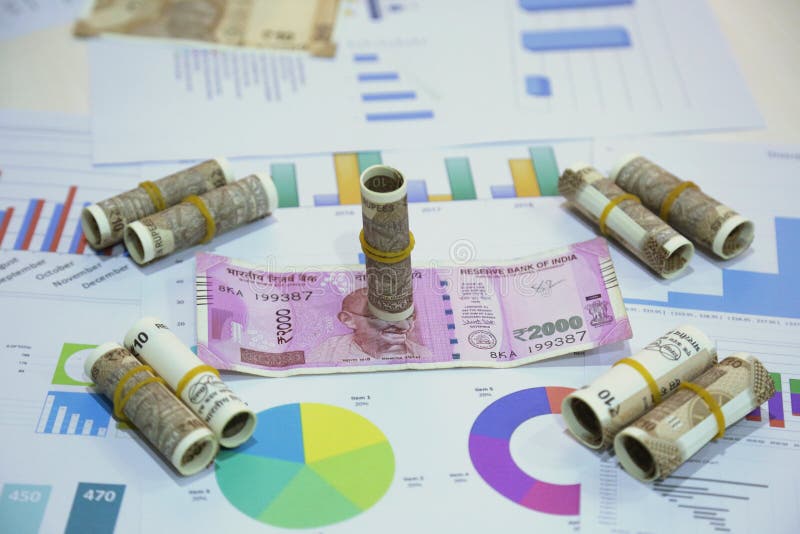 Photo de nouvel Indien 10 2000 de roupie notes de roupie et photographie stock Photo de nouvel Indien 10 2000 de roupie notes de roupie et photographie stock