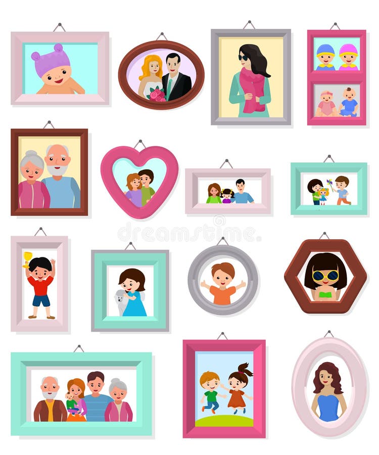 Photo de vecteur de vue ou photo de famille de encadrement pour l'ensemble d'illustration de décoration de mur de frontière décor illustration de vecteur Photo de vecteur de vue ou photo de famille de encadrement pour l'ensemble d'illustration de décoration de mur de frontière décor illustration de vecteur