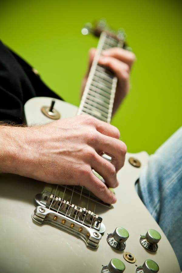 Guitar Being Played In Performance Stock Photo Image of performance