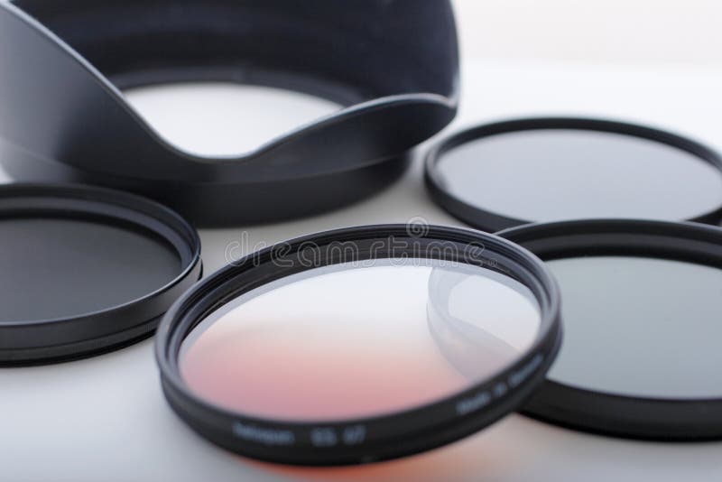Photo Filters and Lens Hood Stock Image Image of zoom, photograph 838709