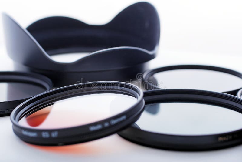 Photo Filters and Lens Hood Stock Photo Image of optically, lens 838706
