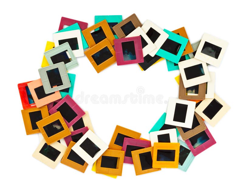 Photo frames for slide stock photo. Image of photographic 61370226