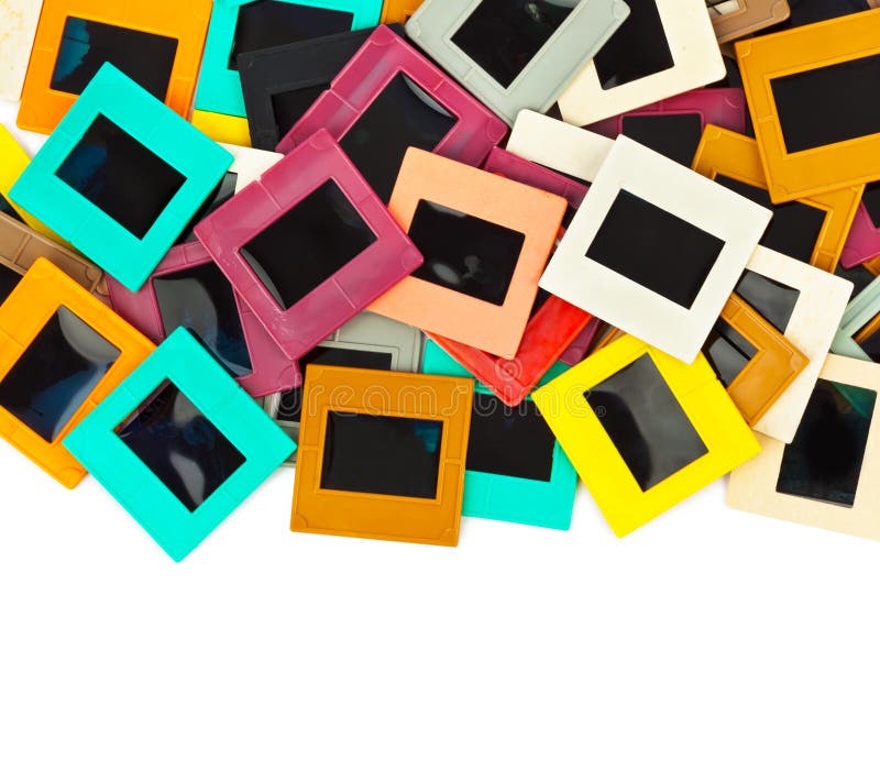 Photo frames for slide stock photo. Image of photographic 61370226
