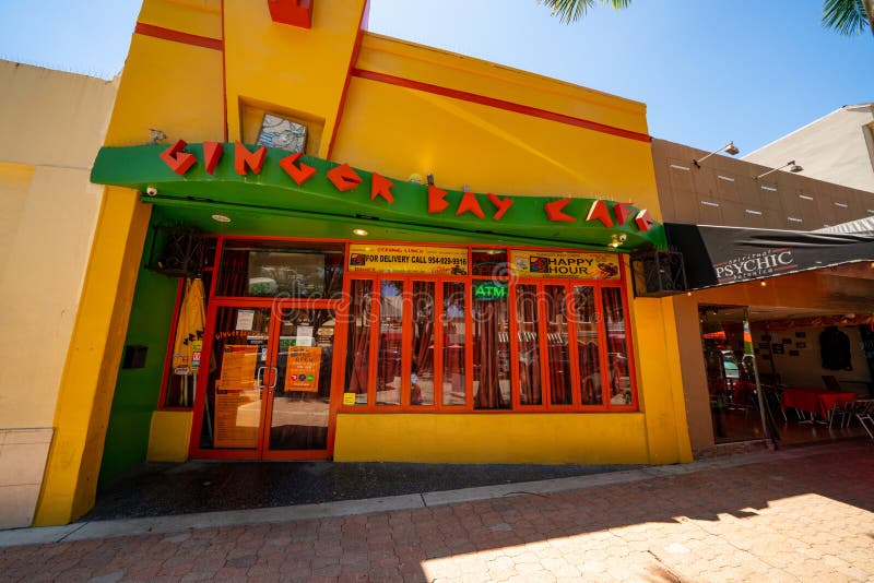 Photo of Ginger Bay Cafe Hollywood FL Editorial Photography Image of