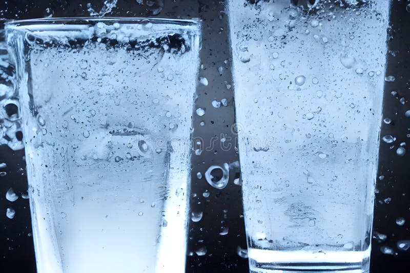 Photo Of A Glass Of Water A Fresh And Cold Drink Refreshing Stock