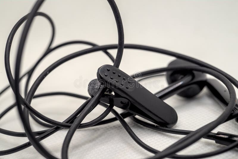 Photo of Headphone Clip with Wires Stock Image Image of technology