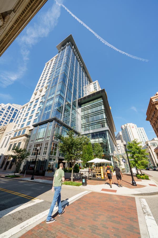 Photo of Hilton Hotel Downtown Norfolk VA Editorial Photography Image