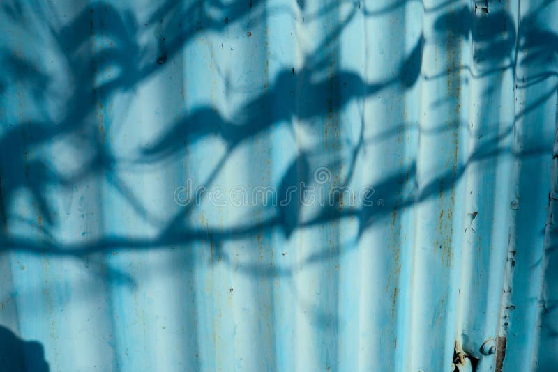 Photo of a House Wall Made of Corrugated Galvanized Iron (GCI) Sheet