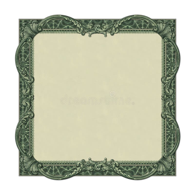 Money Border stock image. Image of border, pattern, ornate - 29744033