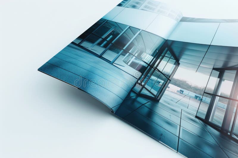 A photo of an interior design concept featuring a modern building space stock photography