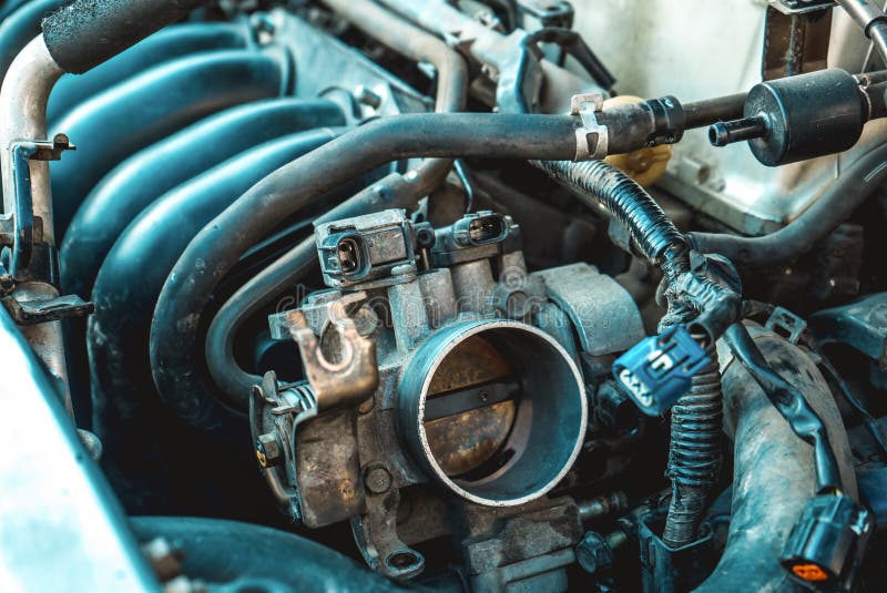 Photo of the internal combustion engine royalty free stock photography