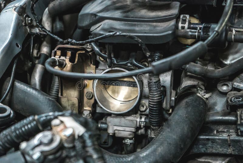 Photo of the internal combustion engine stock photography