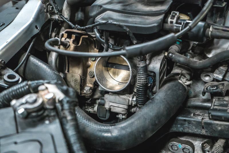 Photo of the internal combustion engine stock photo