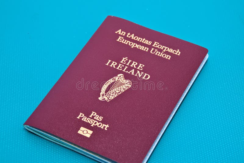 Irish passport stock image. Image of document, citizenship 7347507