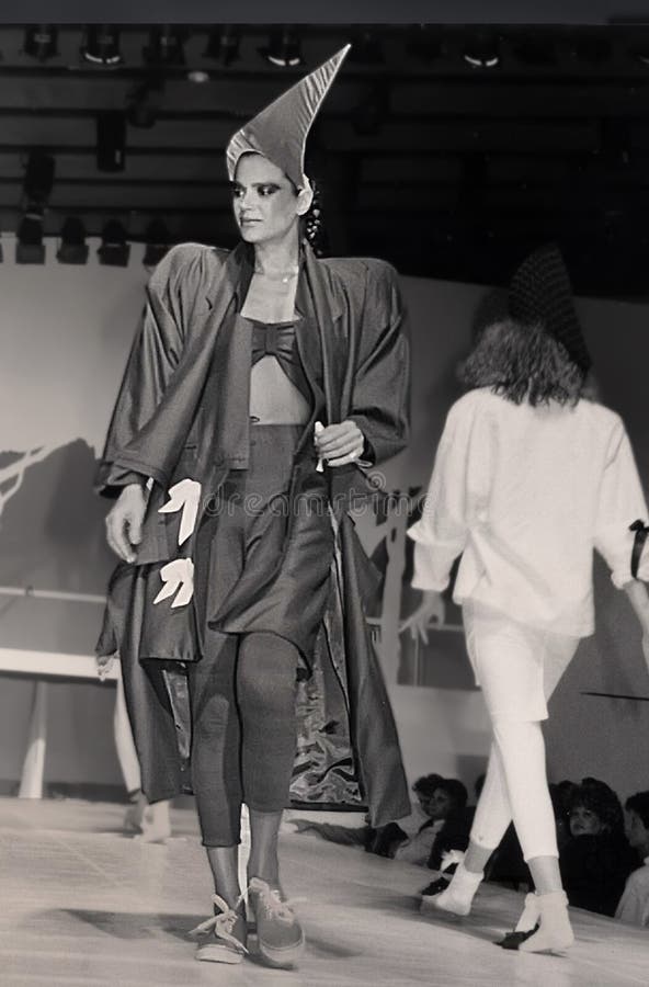 Tami Ben-Ami Wears Fanciful Outfit at 1987 All-Israel Fashion Show ...