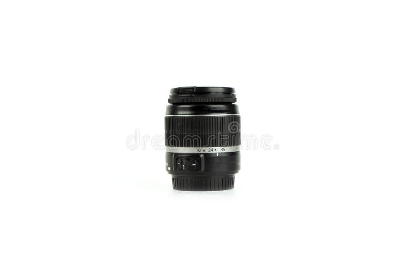 Photo lens isolated on a white background stock images