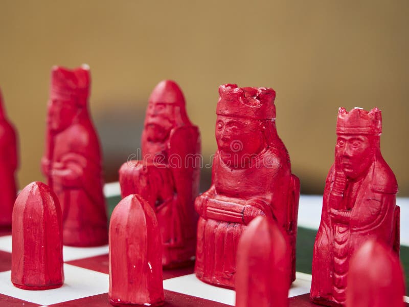 A Photo a Medieval Chessboard Stock Photo - Image of vintage, piece ...