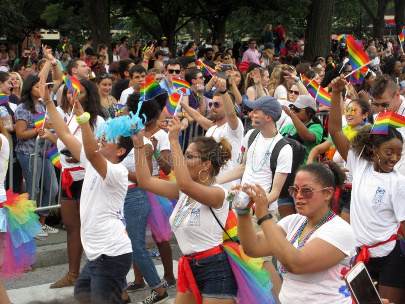 Capital Pride Parade Marching in Washington DC Editorial Photo Image