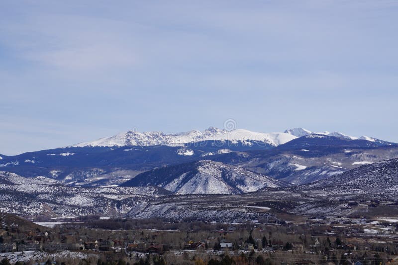 Photo of mountains in the Eagle, Colorado