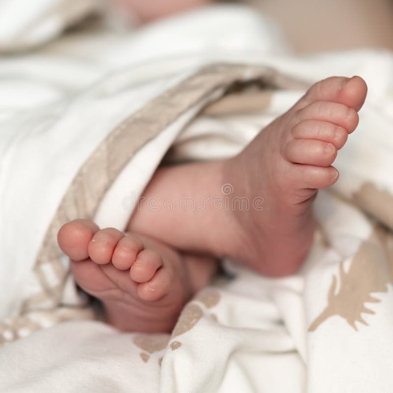 Photo of newborn baby feet stock photo. Image of childhood 70685696