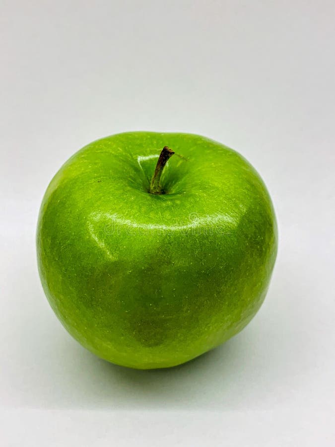 Apple Taken from an Angle on a Dark Background Stock Photo - Image of ...