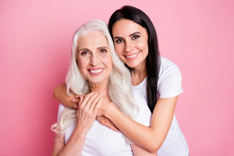 https://thumbs.dreamstime.com/b/photo-pretty-old-mother-young-daughter-two-ladies-good-mood-hugging-piggyback-generation-love-comfort-wear-casual-photo-180973149.jpg