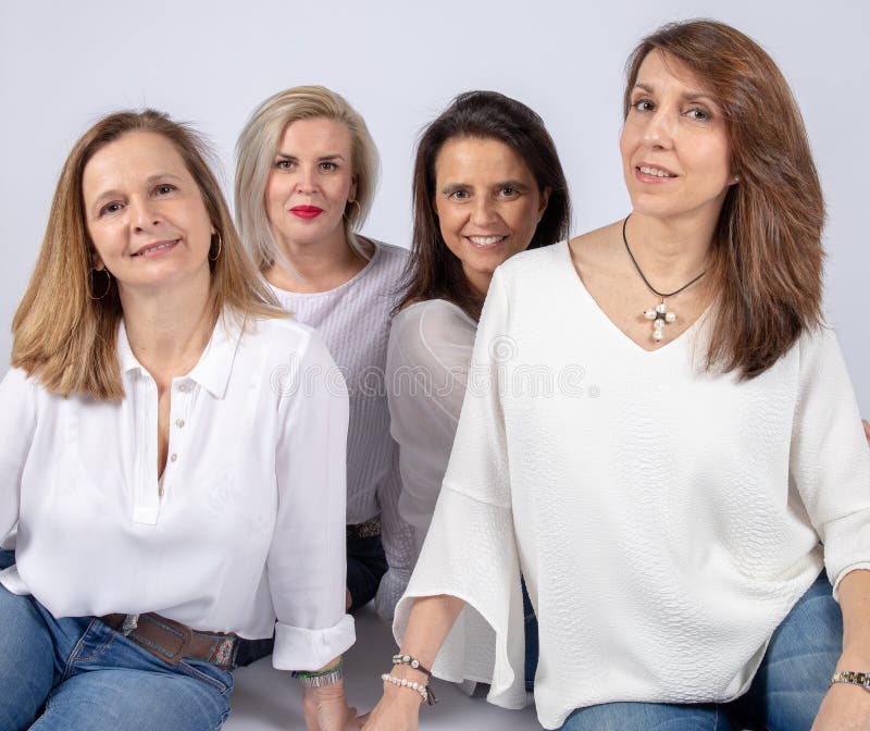 Photo Session For Female Friends Stock Photo Image Of Friends