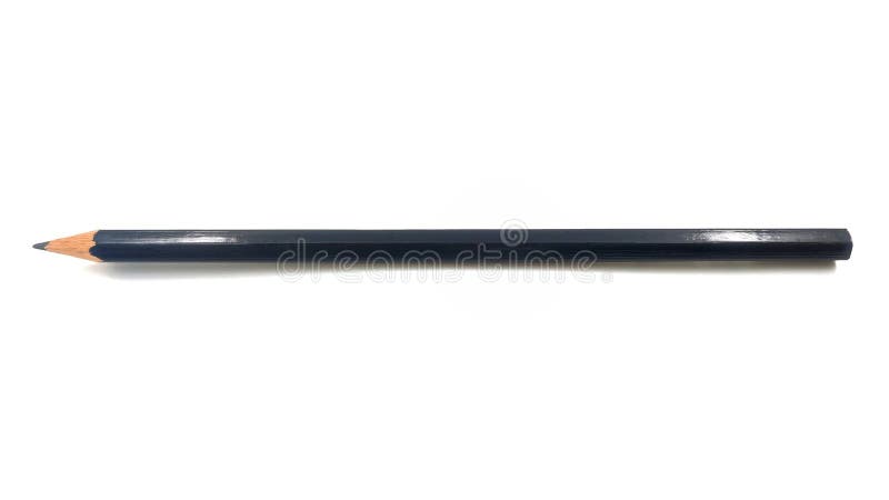 Photo of a simple black pencil, isolated on white background. Photo of a simple black pencil, isolated on white background.