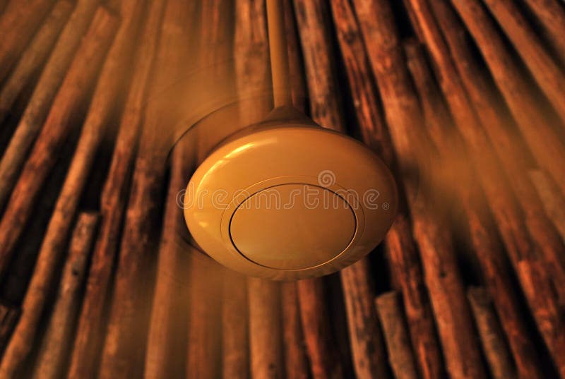 A ceiling fan spinning stock images A ceiling fan spinning stock images