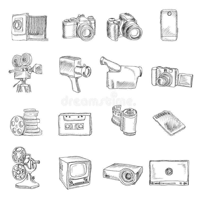 Sketch Vector Graphics Drawing Image Camera, PNG, 512x512px, Drawing, Camera,  Cartoon, Coloring Book, Doodle Download Free