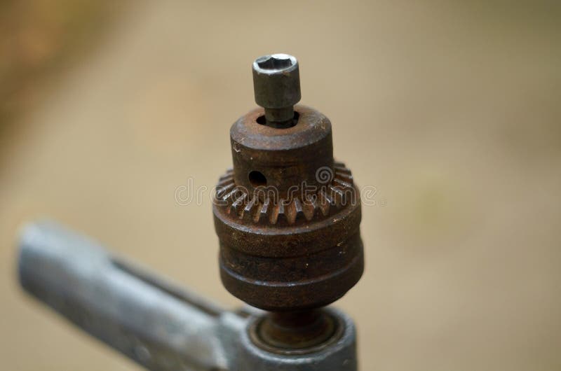 Manual old drill stock image. Image of hobby, construction 56662379