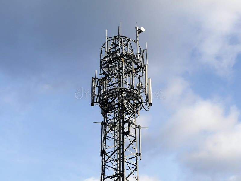Mobile Phone Mast, Micklefield Green stock photography Mobile Phone Mast, Micklefield Green stock photography