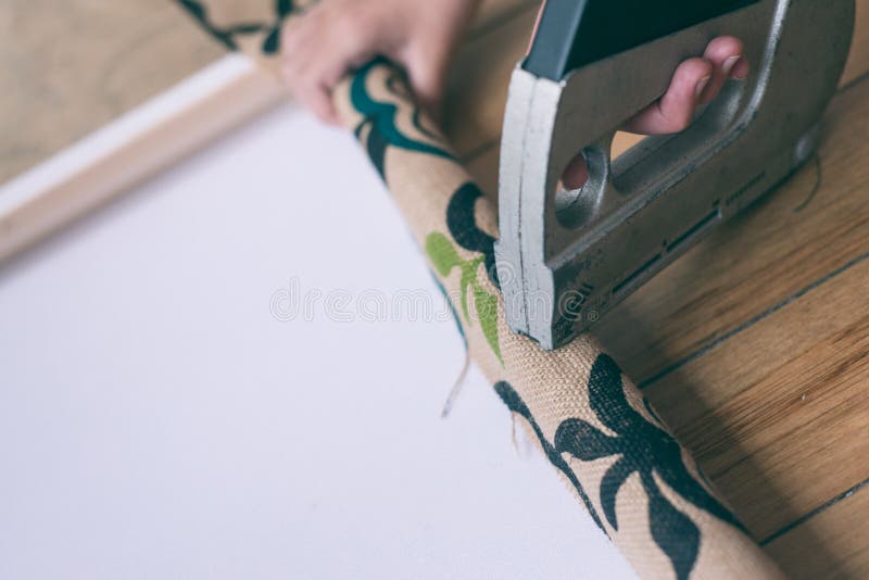 Photoboard project, step 2 stock photography