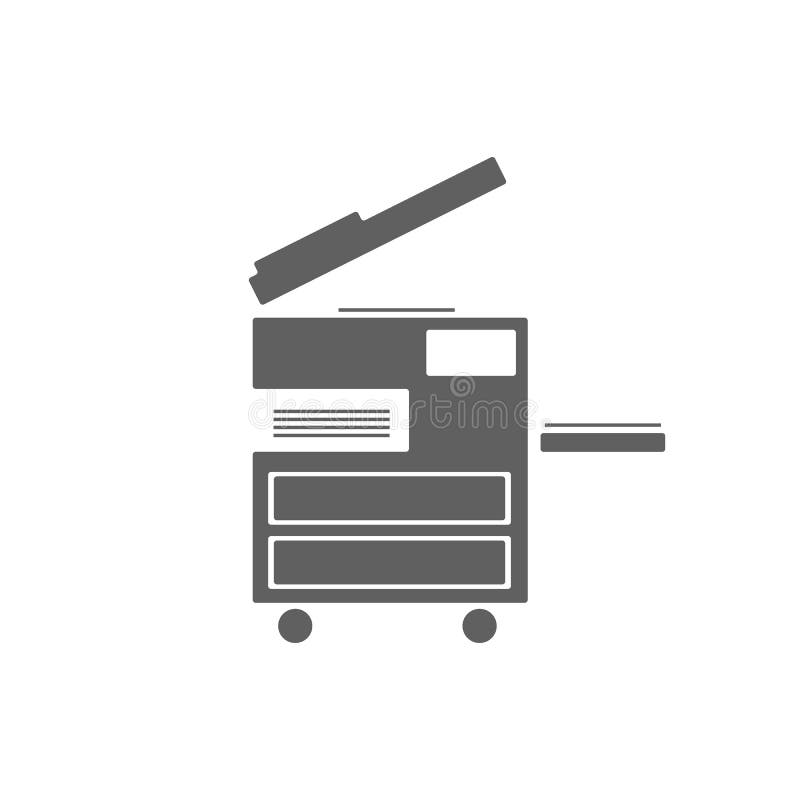 Photocopier stock vector. Illustration of office, figure 35642670