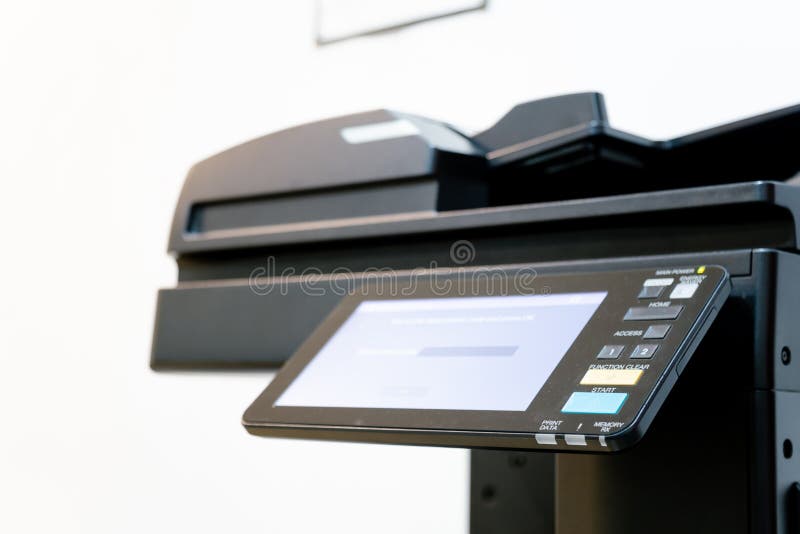 The Photocopier or Network Printer is Office Worker Tool Equipment for
