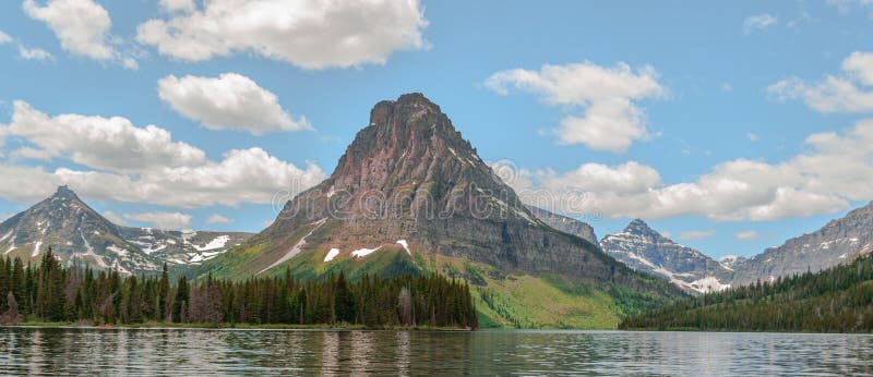 Protrait of Sinopah Mountain, Glacier National Park, Montana, USA