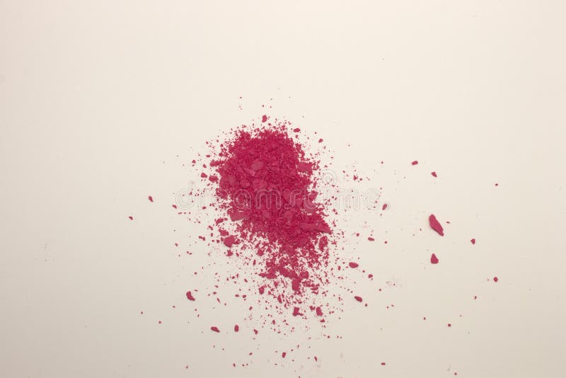 Fuschia Pink powder Blusher stock photos Fuschia Pink powder Blusher stock photos