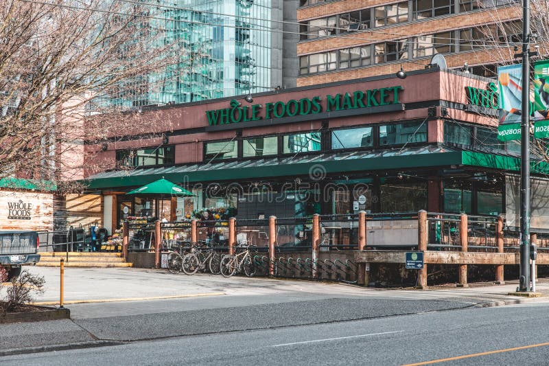 Vancouver robson street shopping hi-res stock photography and