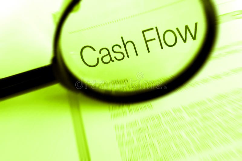 Finance management - cash flow stock photography