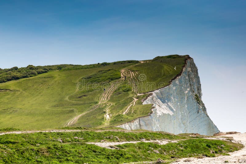 Seaford Head Cliff stock photo. Image of coastal, geography - 106564644