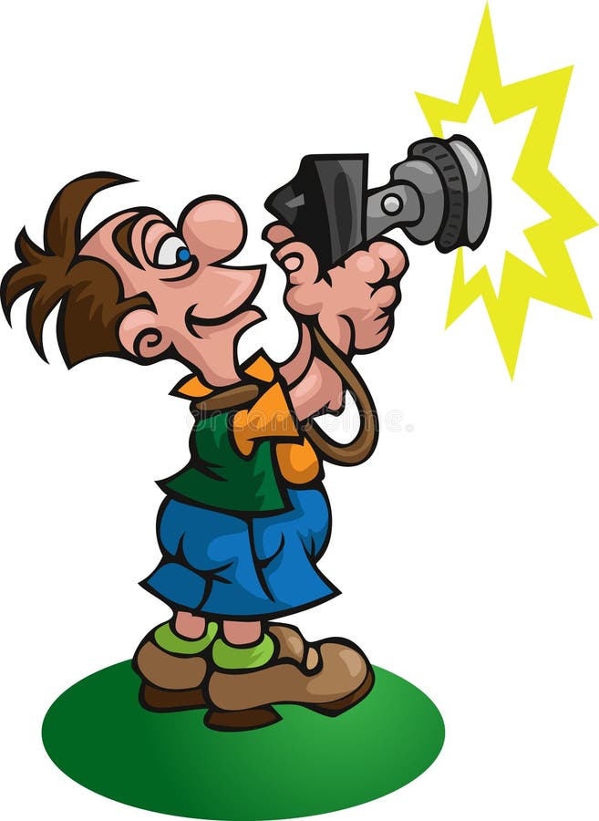 Photographer stock illustration