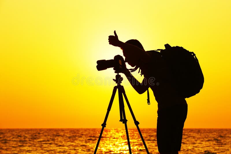 Photographer on the beach