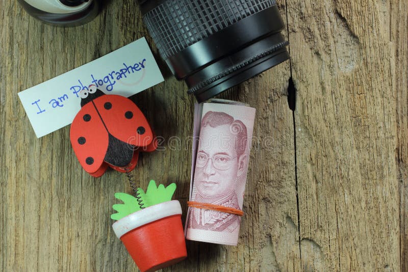 Photographer, income,The income of the photographer. stock images Photographer, income,The income of the photographer. stock images