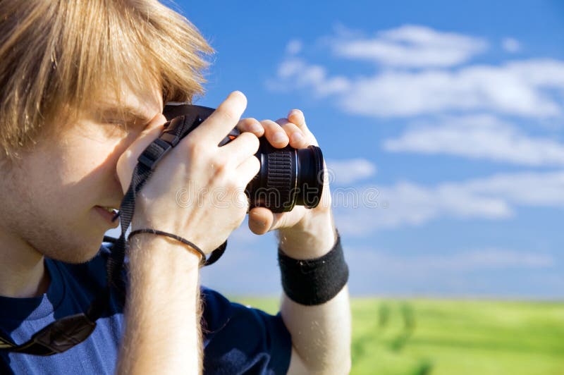Photographer taking pictures royalty free stock images Photographer taking pictures royalty free stock images