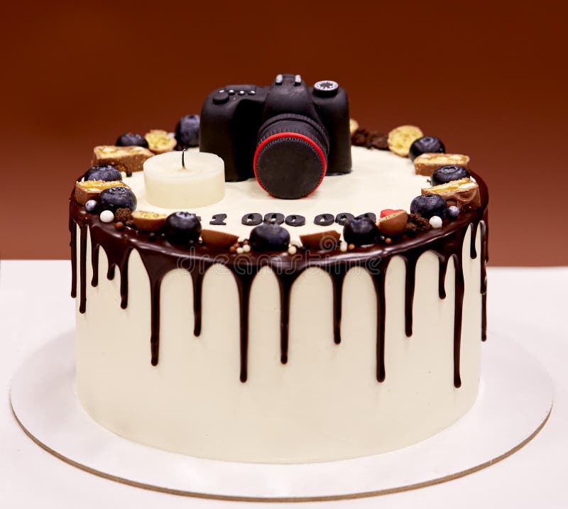 Image result for Birthday cake with cameras