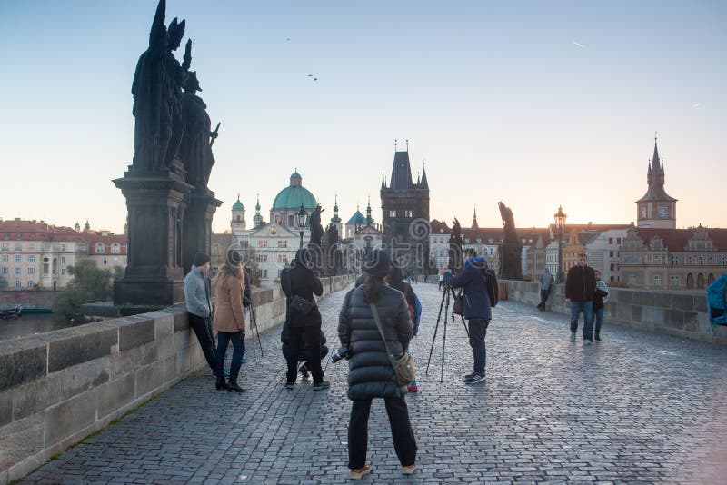 Photographing the city`s buildings and monuments