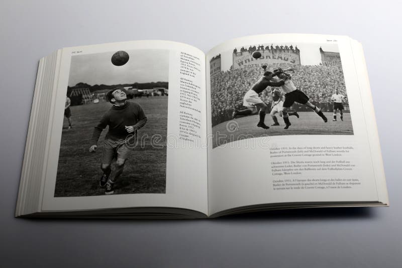 Photography book by Nick Yapp, Alf Ramsay, captain of Tottenham Hotspur stock photo
