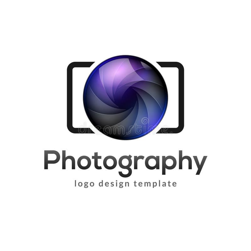 Photography Logo Template Modern Vector Creative Symbol Shutter Lens Camera Icon Design Element Stock Vector Illustration Of Digital Business