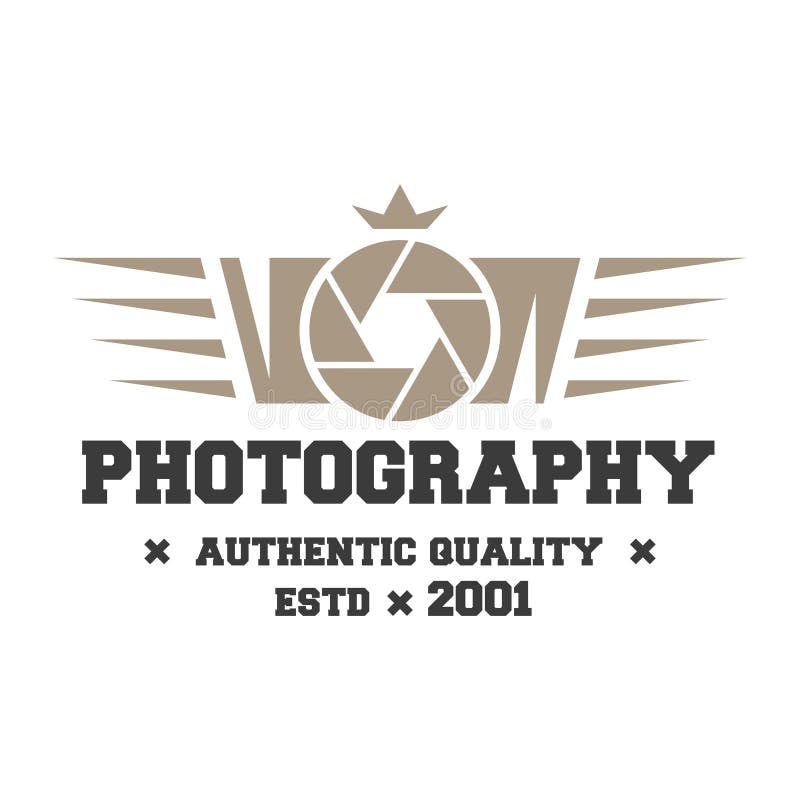 Photography Logos, Badges and Labels Design Elements Set. Photo Camera ...